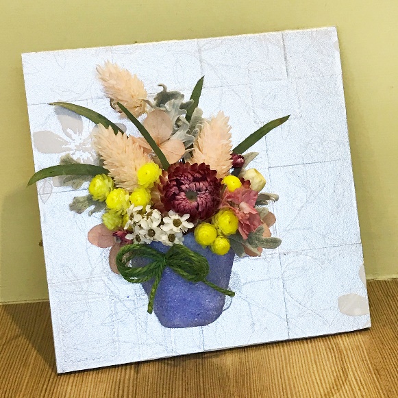 圖3.「心心摯愛乾燥花卡(DIY)」課程(攝影不可思議押花俱樂部)