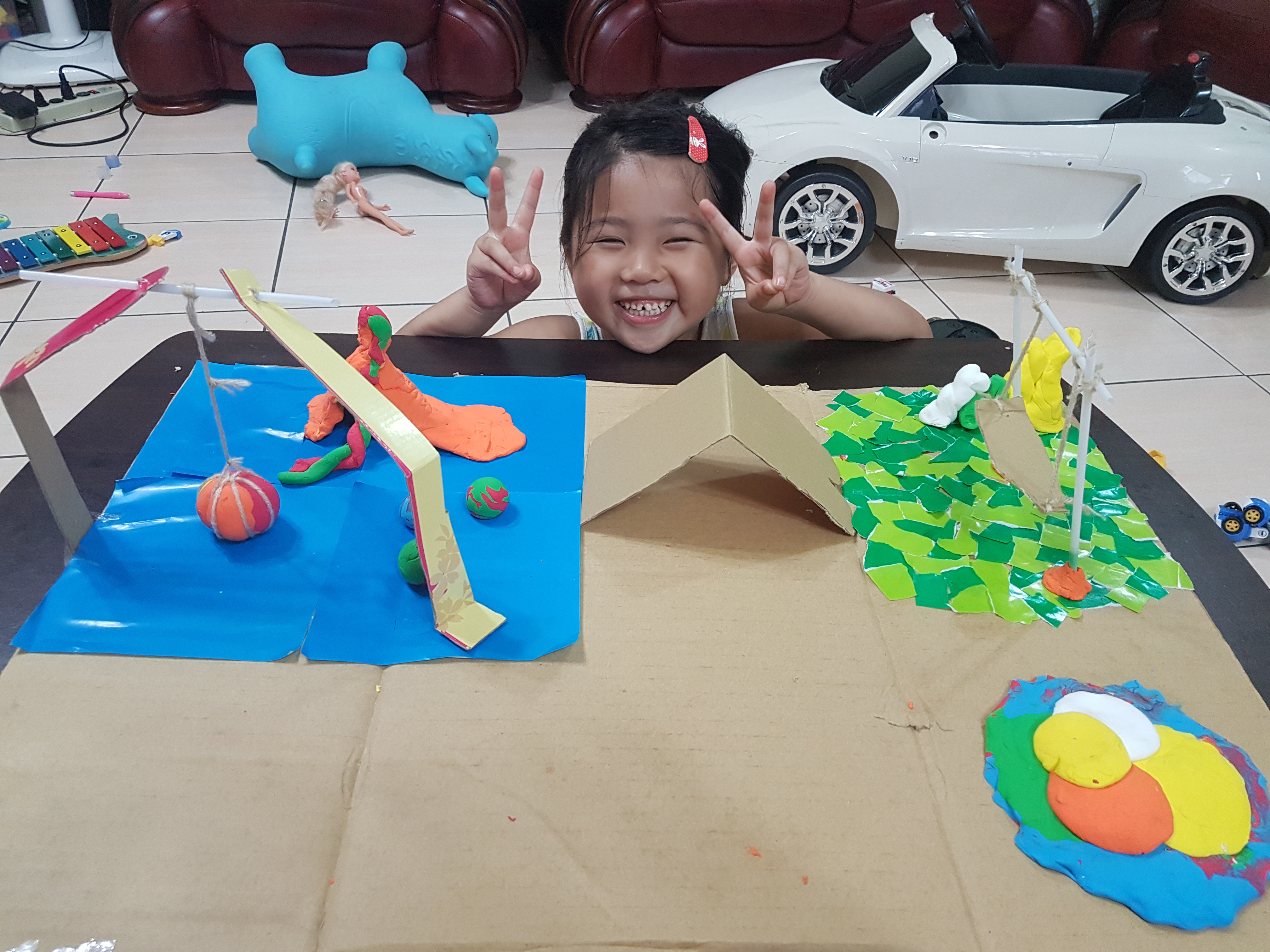 圖5.學齡前兒童作品