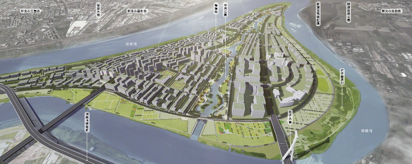 圖2 生態社子島景觀規劃願景