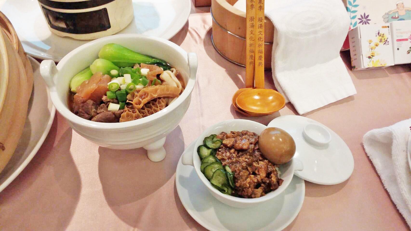 圖5、臺北市特色美食-牛肉麵、滷肉飯