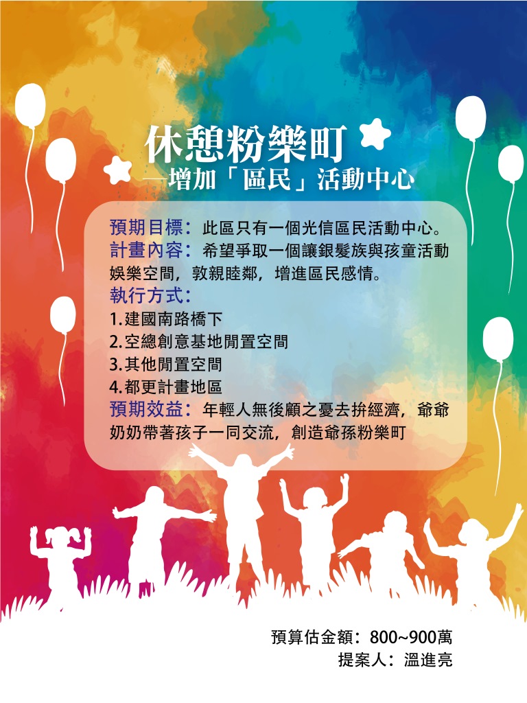 01休憩粉樂町-增加「區民」活動中心