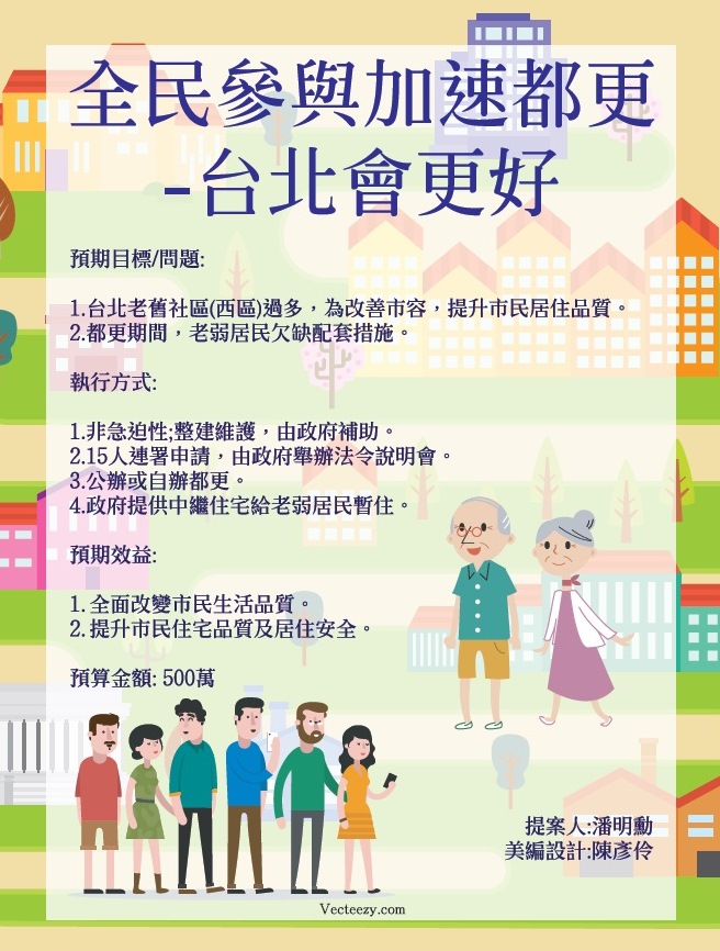 18全民參與加速都更-台北會更好