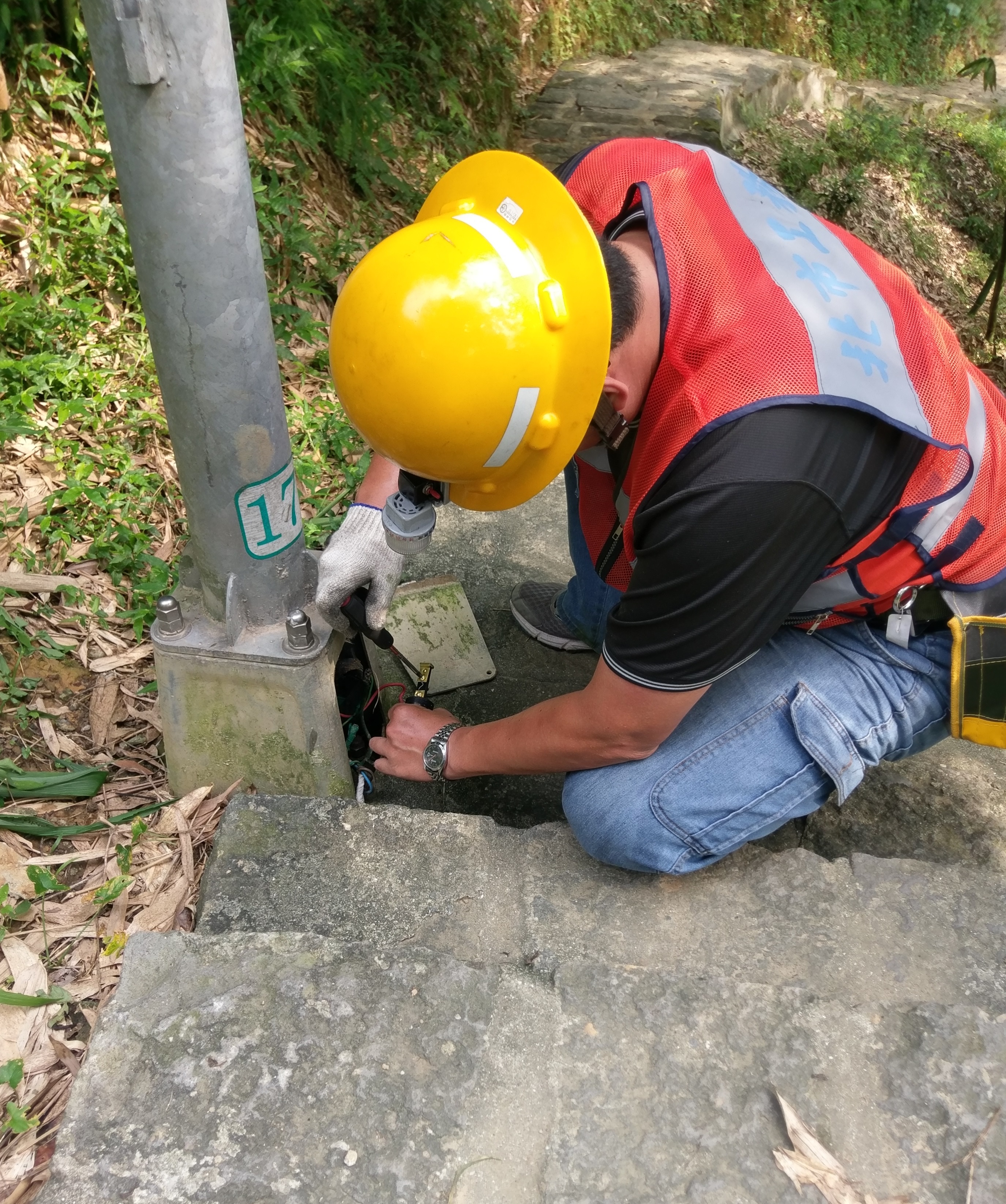 白鷺鷥山檢修路燈6