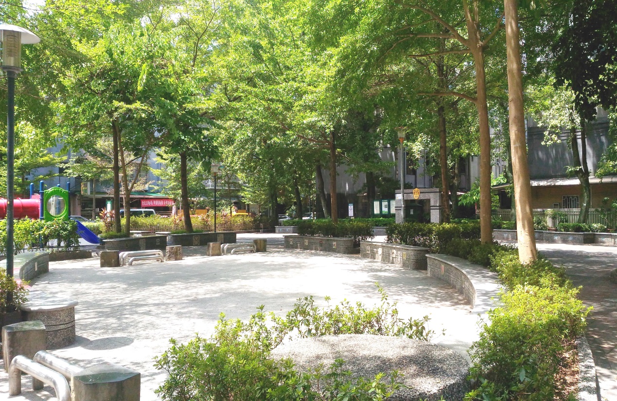 圖1、延壽二號公園綠意盎然，充滿生機。