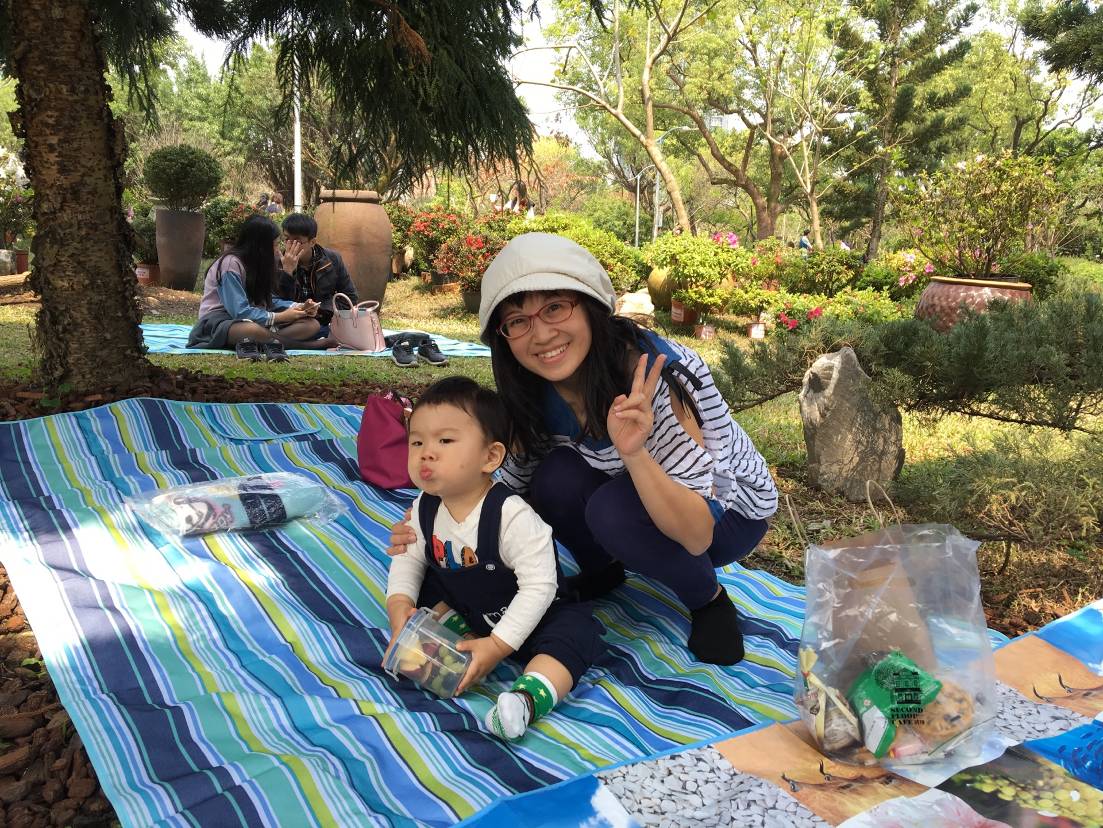 (圖9) 賞花聽音樂親子共遊好快樂