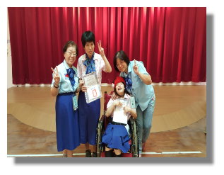 團員分享榮獲「106年臺北市優秀女童軍」榮耀