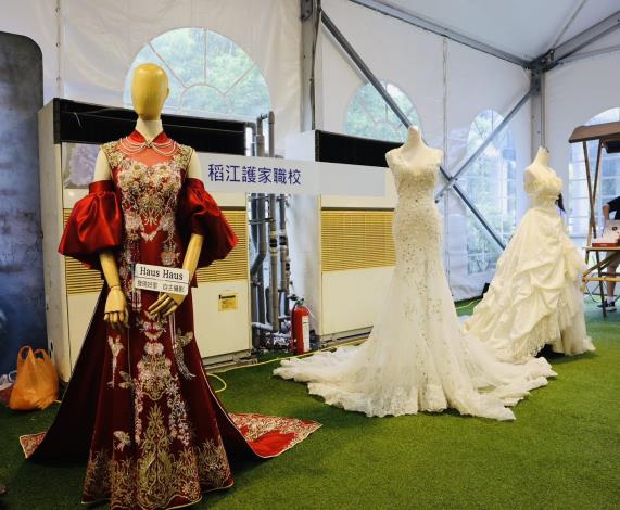 稻江護家職校妝管科學生創意加持!「二手婚紗改造」驚豔登場。