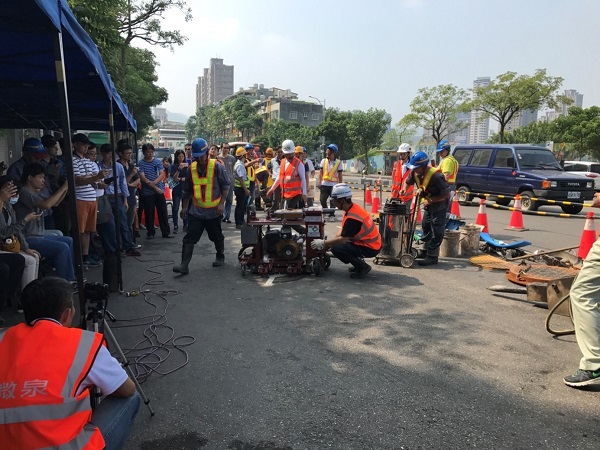 圓形切割工法示範