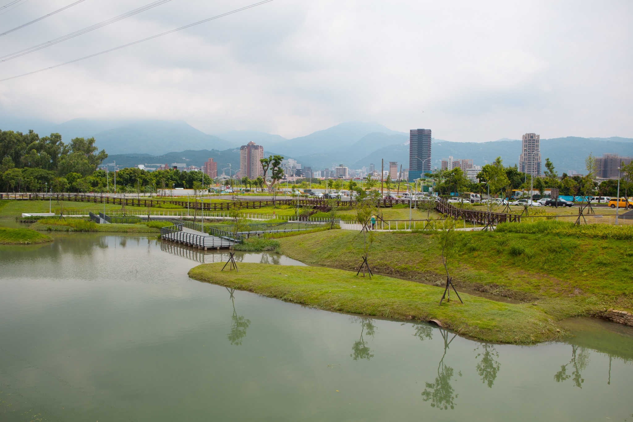 圖4. 洲美蜆仔港公園-濕地公園融入台北城中