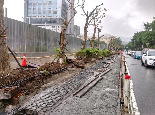 第3階段人行道退縮、側溝改建及路面銑鋪事宜