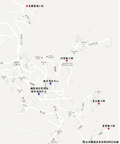 青礐溪點位分布