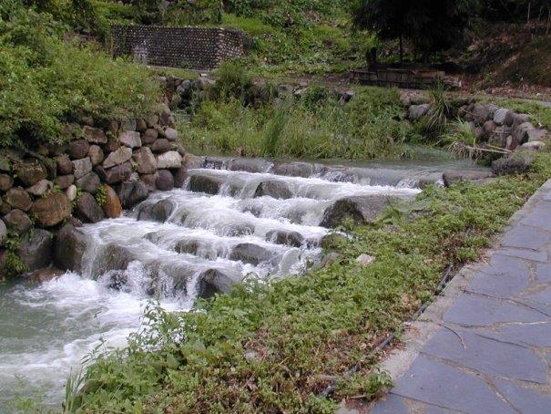 小坑溪跌水魚梯景觀