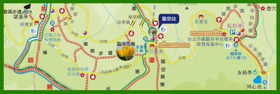 貓空地區導覽圖