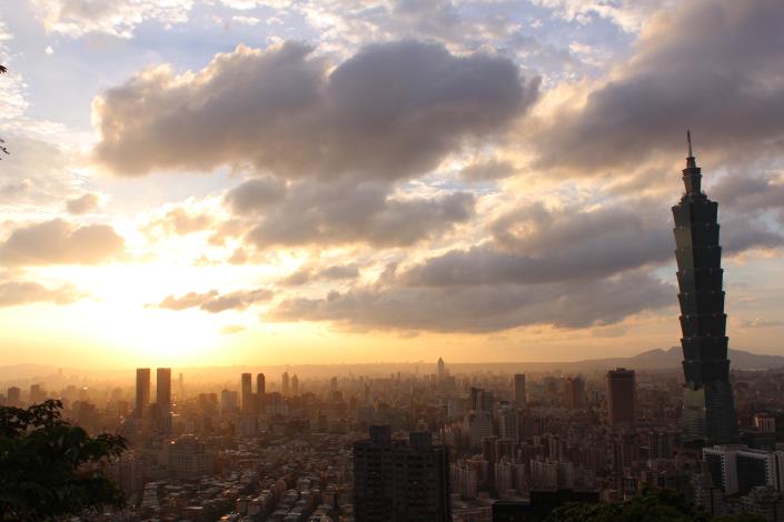 臺北市夕陽美景(一)