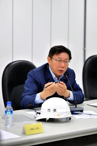 柯文哲市長視察世大運選手村5