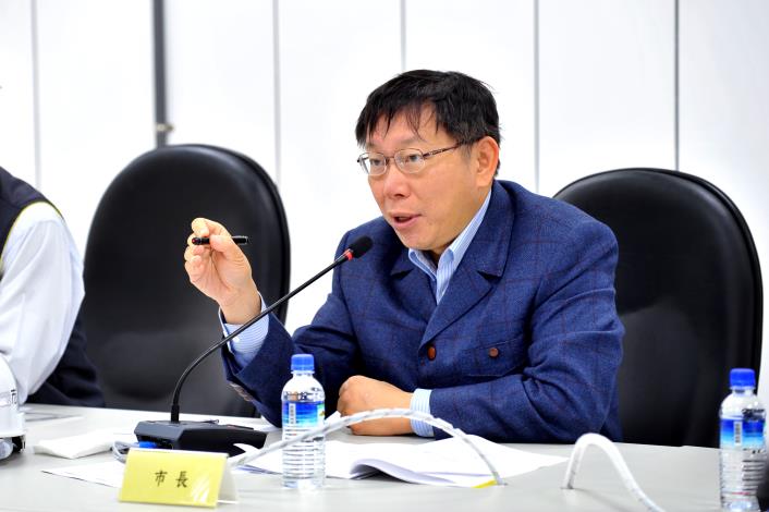 柯文哲市長視察世大運選手村6