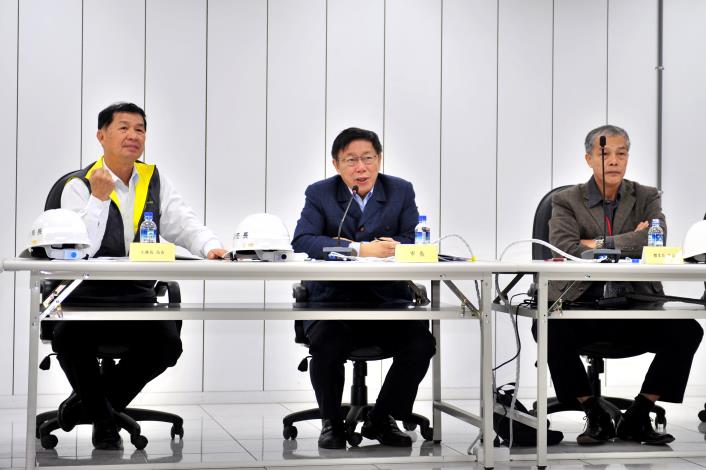 柯文哲市長視察世大運選手村7