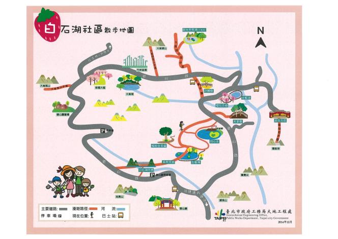 白石湖社區散步導覽地圖