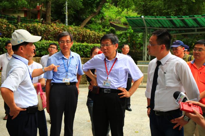 市長視察 福興路排水分流工程