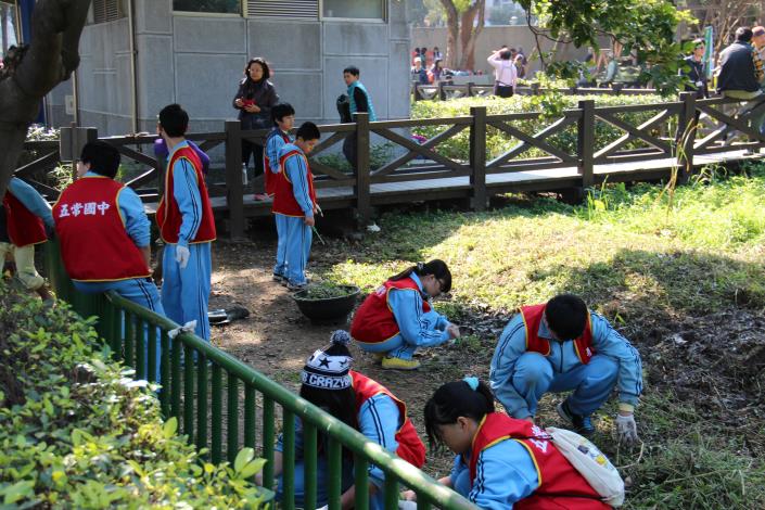 3.工作假期活動相片,期望市民可以將榮星花園公園當成一個生態教室