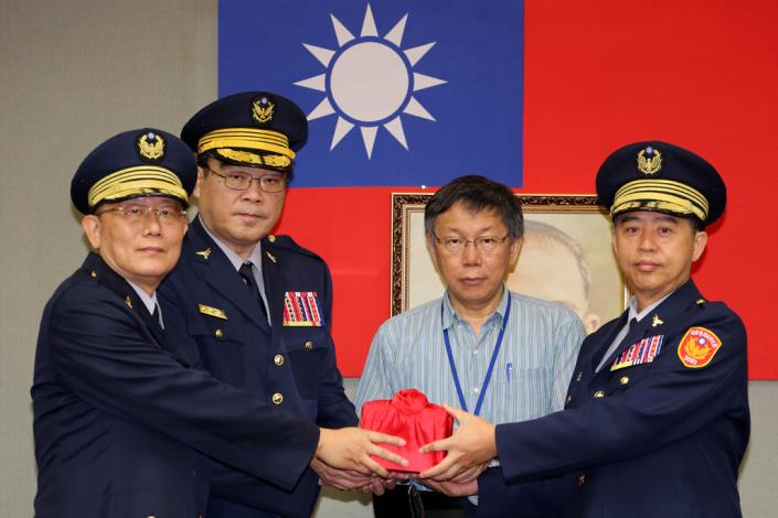 臺北市政府警察局卸、新任分局長、大隊長聯合佈達交接典禮