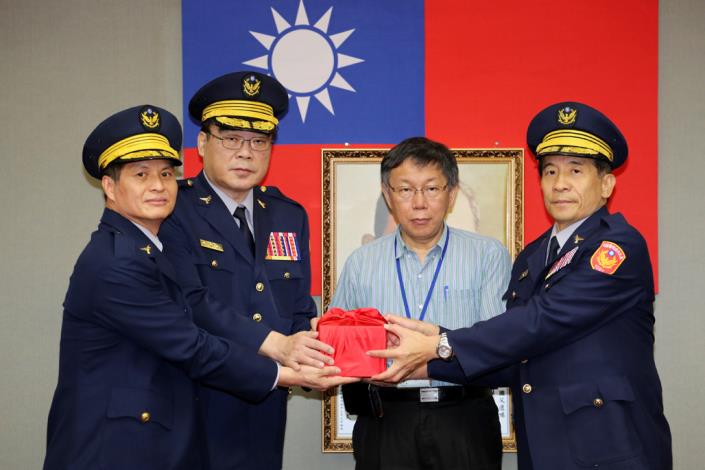 臺北市政府警察局卸、新任分局長、大隊長聯合佈達交接典禮