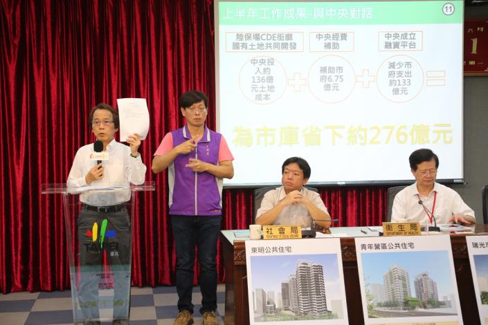臺北市公共住宅政策年中記者會