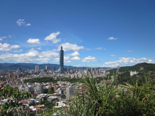 圖6.福州山公園觀景台眺望台北101