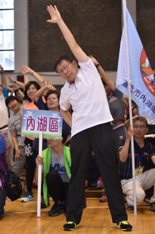 1050924出席「臺北市105年身心障礙市民休閒運動會」