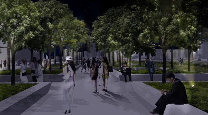 改善後-綠光森林區夜間示意圖