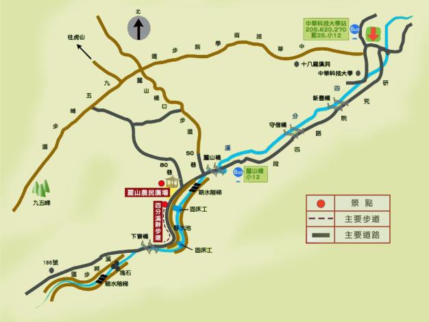 四分溪地圖