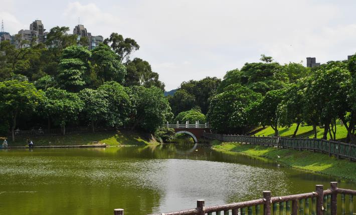 圖1. 南港公園後山埤池畔景色優美