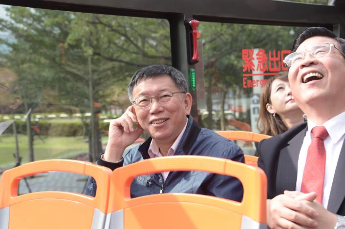 臺北市雙層觀光巴士營運啟動記者會6