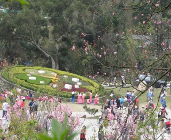 圖4.不可錯過陽明公園的地標「花鐘」