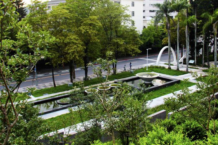 圖3.俯視胡適公園