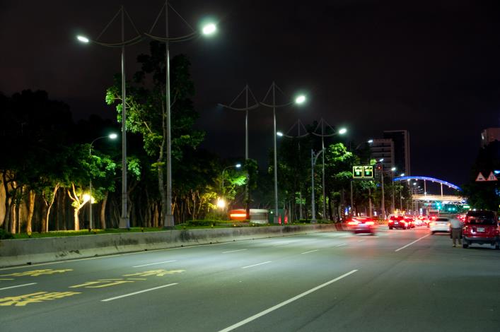 圖6.環河北路二段周邊LED燈照明換裝工程