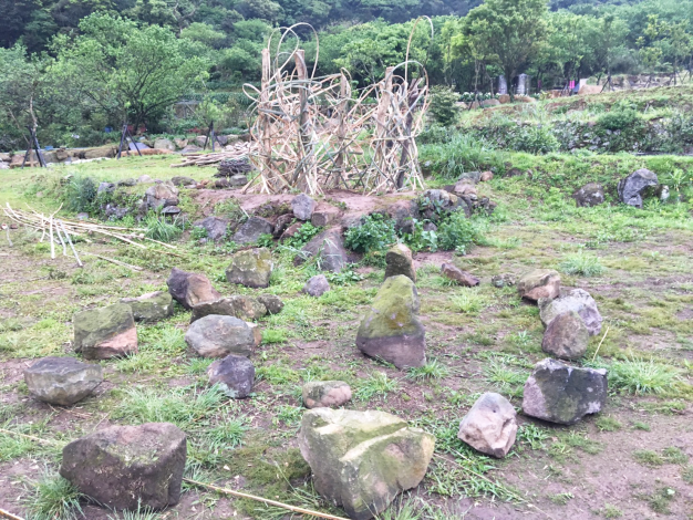 日本自然藝術家杉原信幸作品水中花山(曹昌正提供)