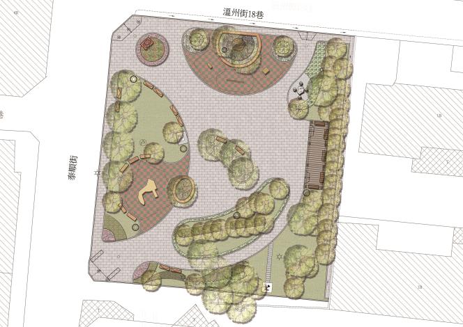 圖7. 泰順公園規劃設計配置圖
