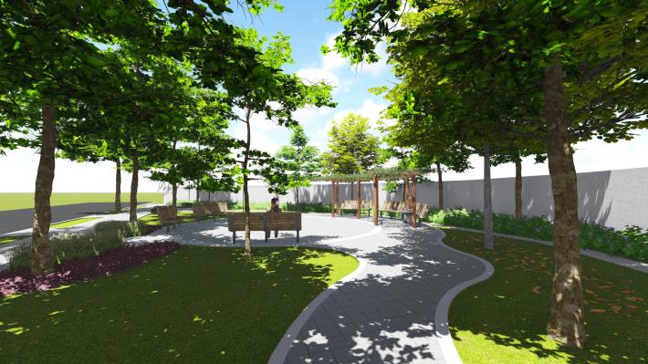 圖4. 明義公園改造後模擬圖