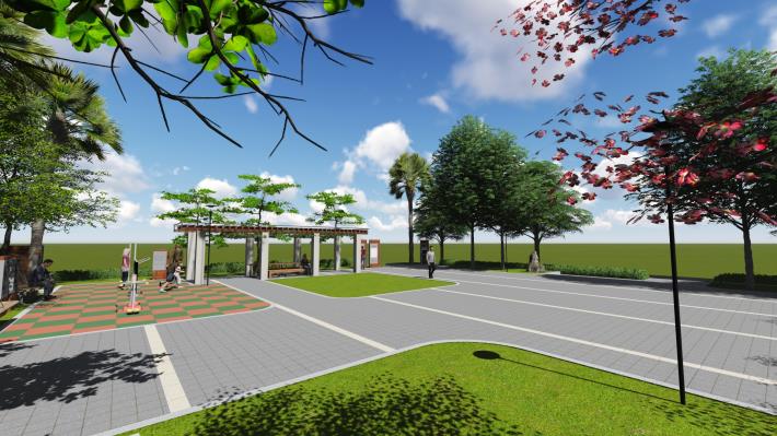 圖6. 富錦二號公園改造後模擬圖