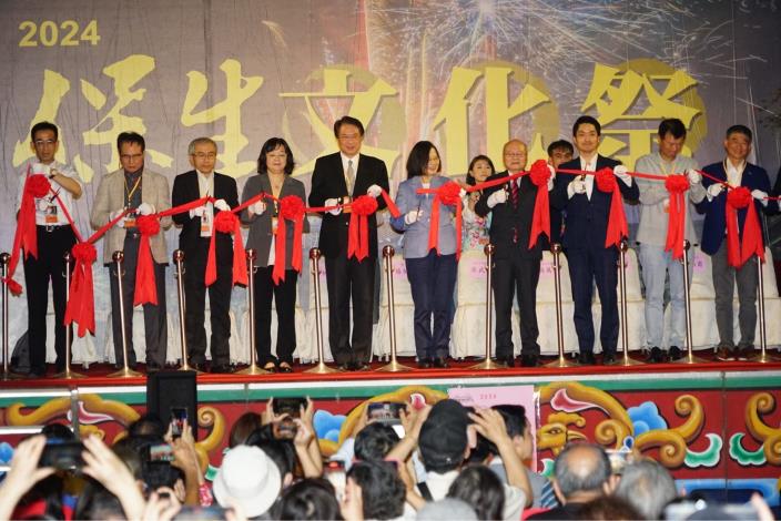 蔣萬安出席2024保生文化祭開鑼儀式