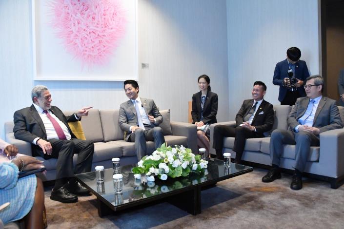  臺北市與金石城締結姊妹市共同聲明簽署典禮