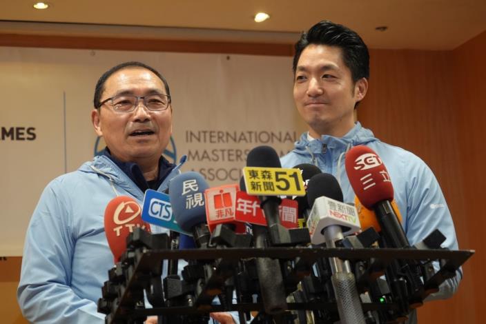 蔣萬安與侯友宜出席2025雙北世界壯年運動會組織委員會第八次會議
