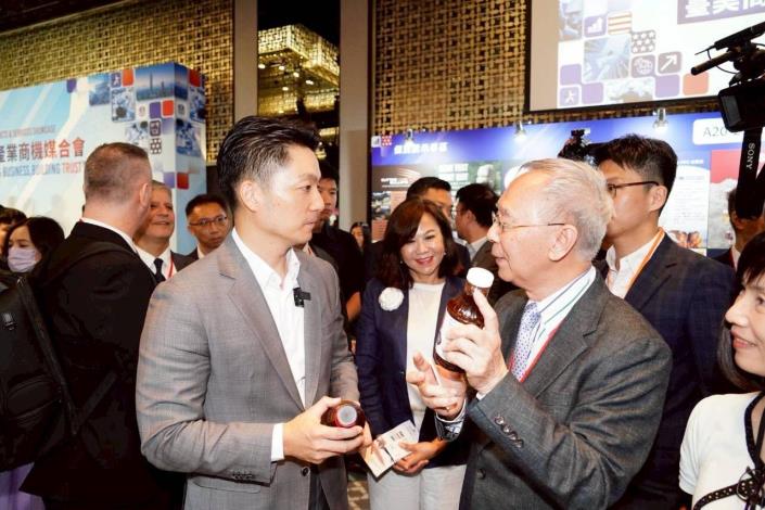 蔣萬安出席美國商品及服務商機媒合會