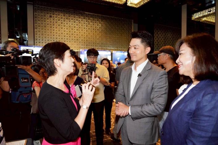 蔣萬安出席美國商品及服務商機媒合會