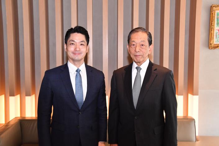臺北市長與日本台灣交流協會會長隅修三及隨行代表會面系列(共2張)