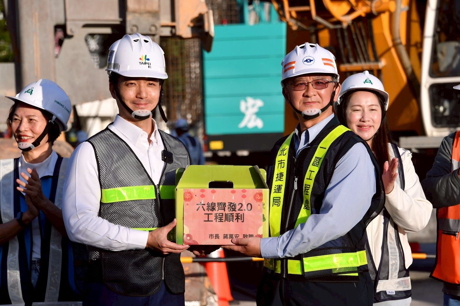 視導捷運環狀線北環段工程進度 蔣萬安:捷運建設「今天不做，明天後悔」