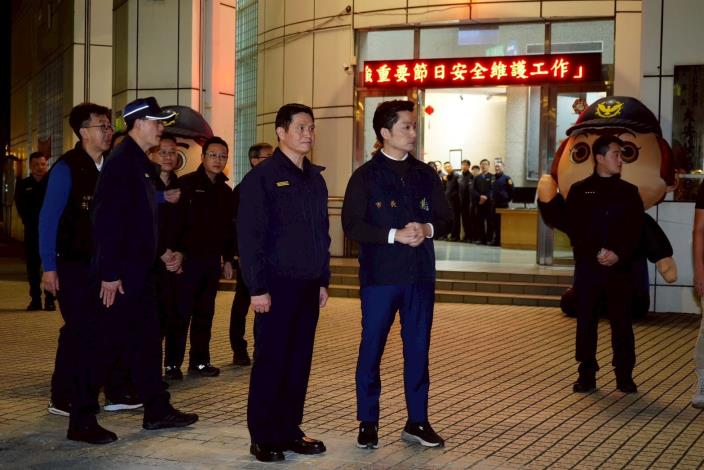 115年加強重要節日安全維護首日聯合稽查系列照片共8張(第8張)