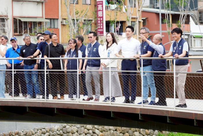 蔣萬安出席磺港溪再造工程竣工啟用暨園遊活動視察2