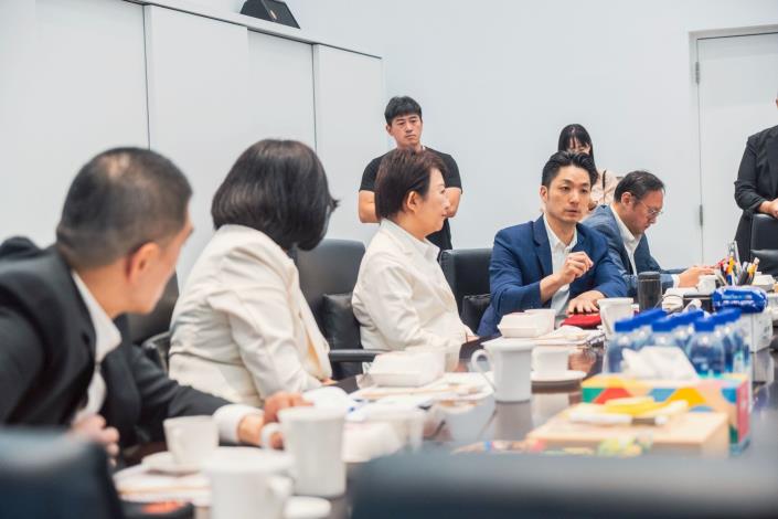 蔣萬安市長就中聯毒油案拜會盧秀燕市長3